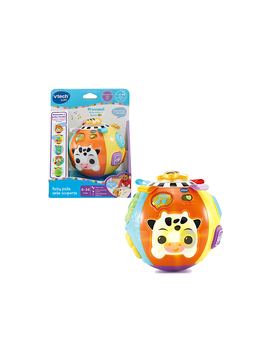 VTECH, BABY PALLA DELLE SCOPERTE, GIOCO EDUCATIVO, SENSORIALE, 6-36 MESI