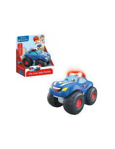 BABY CLEMENTONI, ELIA AUTO DELLA POLIZIA, MACCHININA BAMBINO, 1-4 ANNI, GIOCO PRIMA INFANZIA, SUONI E SIRENE