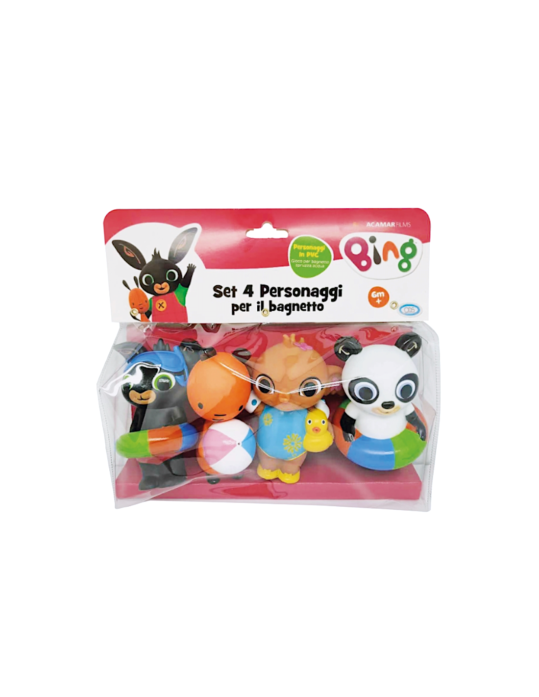 SET BAGNETTO 4 PERSONAGGI BING