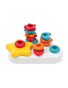 Chicco Nuvola 2in1 – Gioco Educativo Montessori con Forme, Colori e Bottoncini