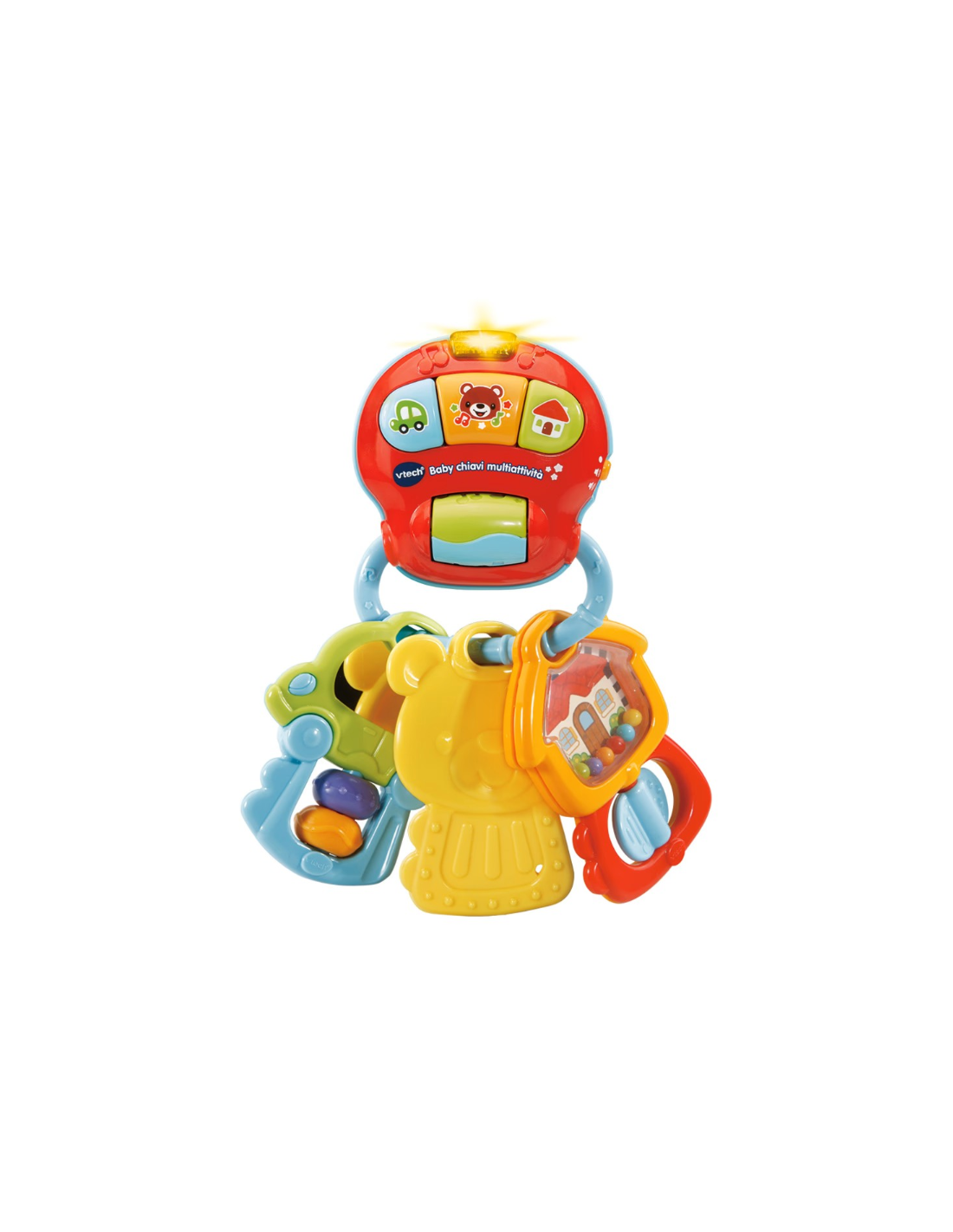 VTech Le Mie Prime Chiavi 3 in 1 - Sonaglino Interattivo per Neonati 0-36 Mesi