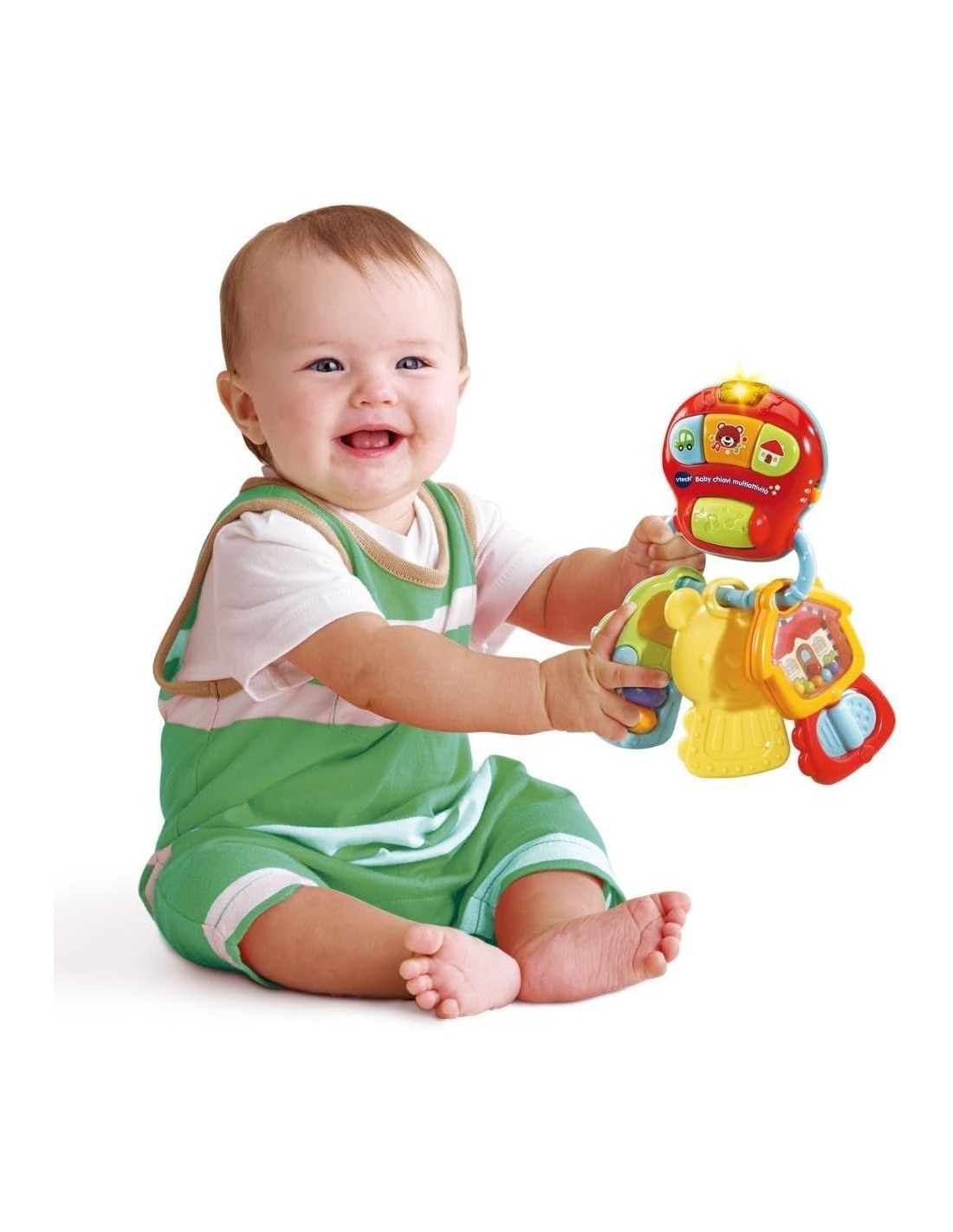 VTech Le Mie Prime Chiavi 3 in 1 - Sonaglino Interattivo per Neonati 0-36 Mesi