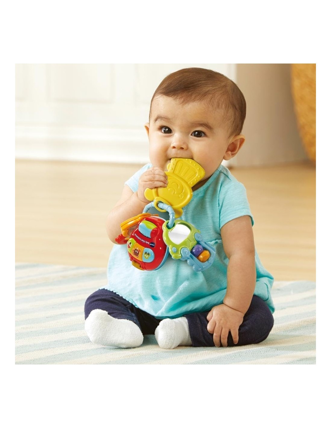 VTech Le Mie Prime Chiavi 3 in 1 - Sonaglino Interattivo per Neonati 0-36 Mesi