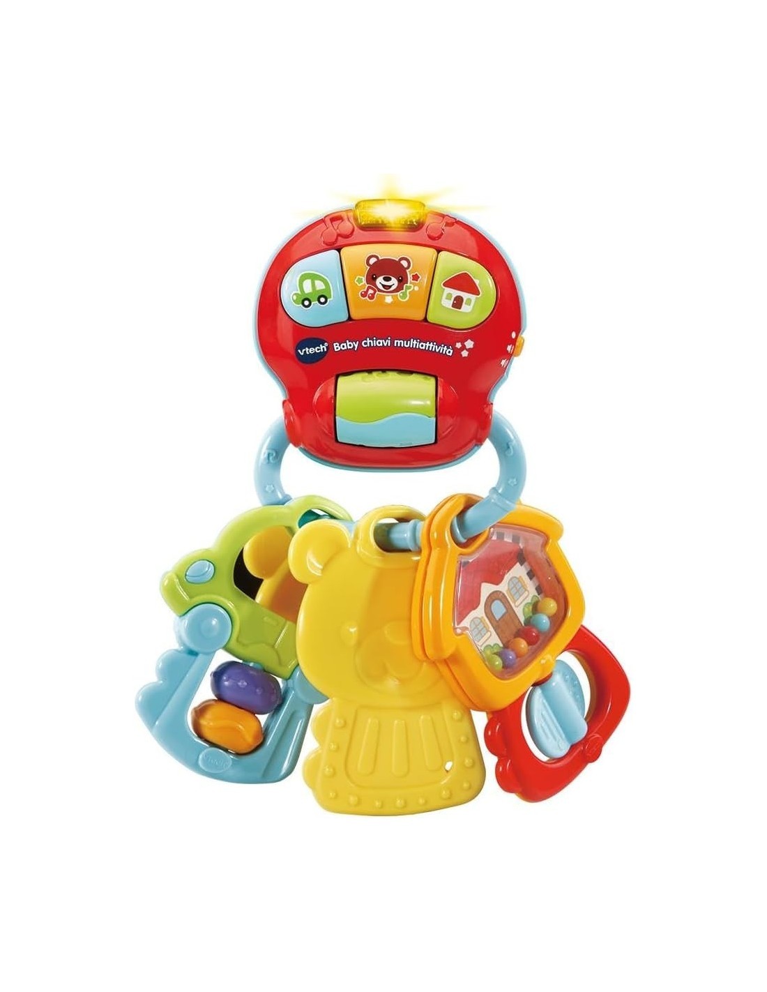 VTech Le Mie Prime Chiavi 3 in 1 - Sonaglino Interattivo per Neonati 0-36 Mesi
