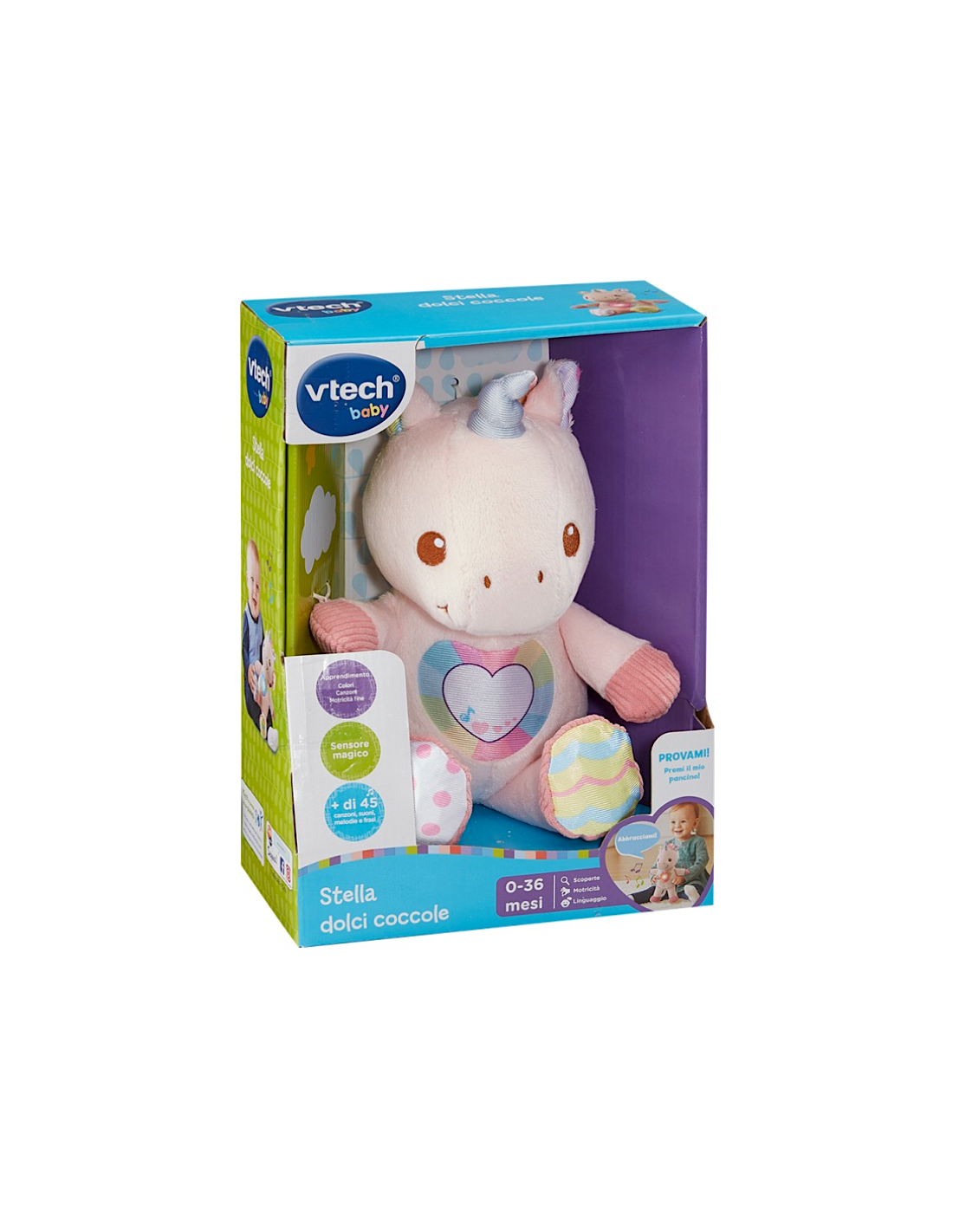 VTech Stella Dolci Coccole - Gatto Peluche Interattivo per Neonati 0-36 Mesi