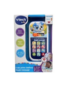 VTech Il Mio Primo Telefono - Magici Messaggi Blu, Gioco Interattivo 9-36 Mesi