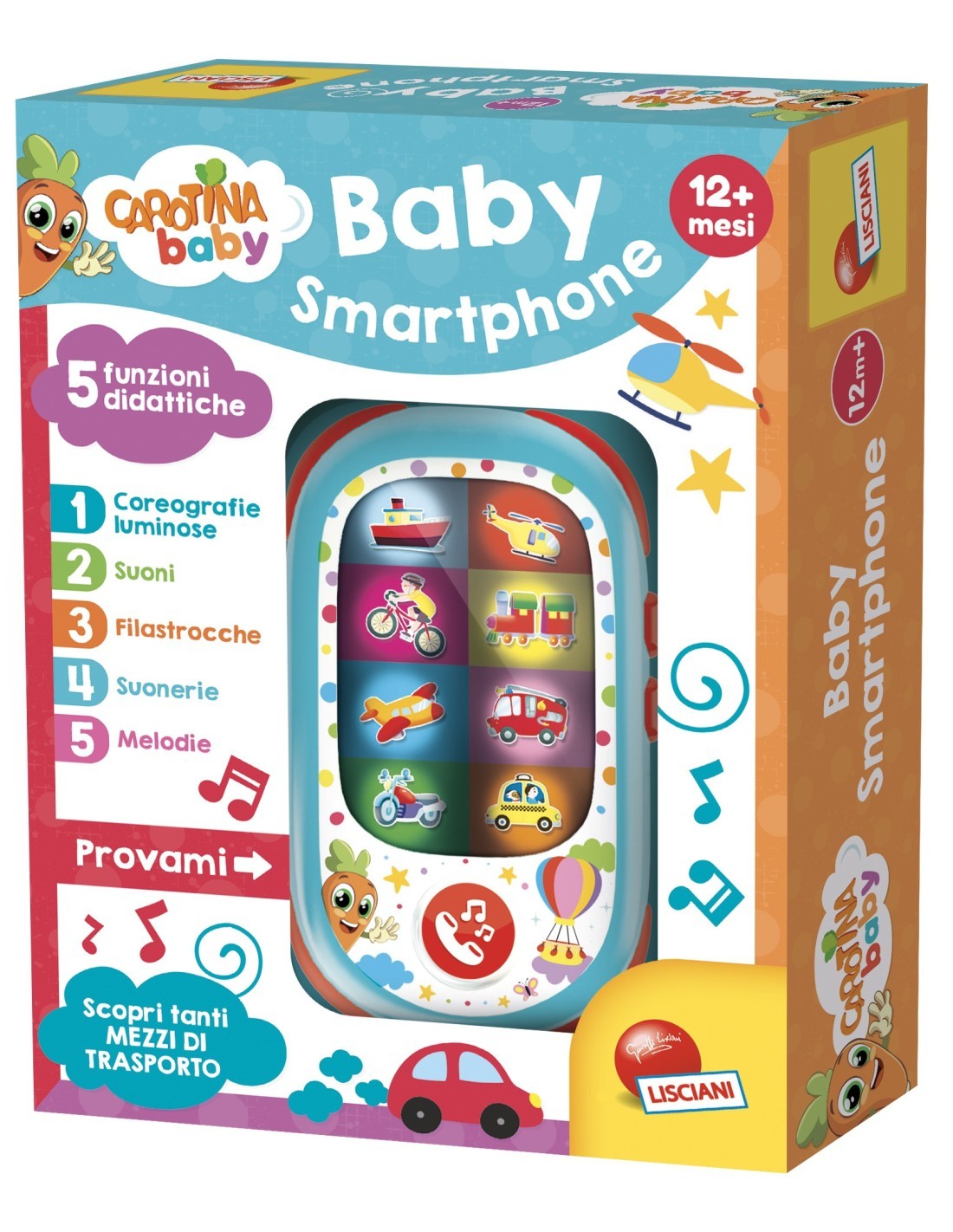 CAROTINA BABY SMARTPHONE CON DISPLAY LED