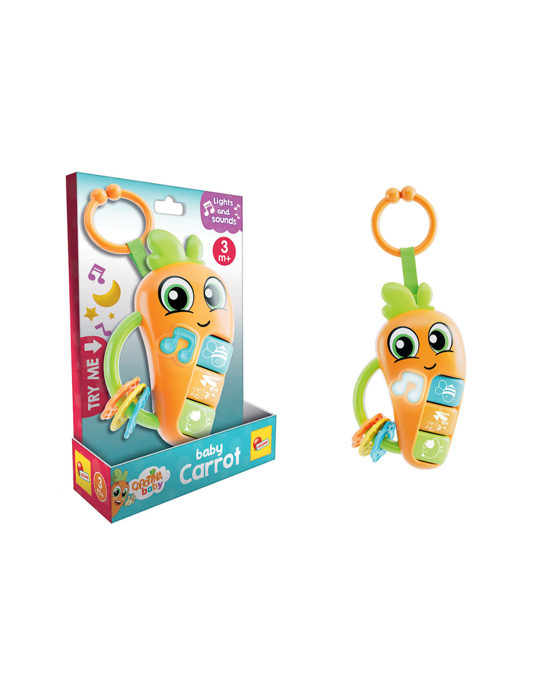 CAROTINA BABY CARROT, GIOCO EDUCATIVO, PRIMA INFANZIA, APPRENDIMENTO