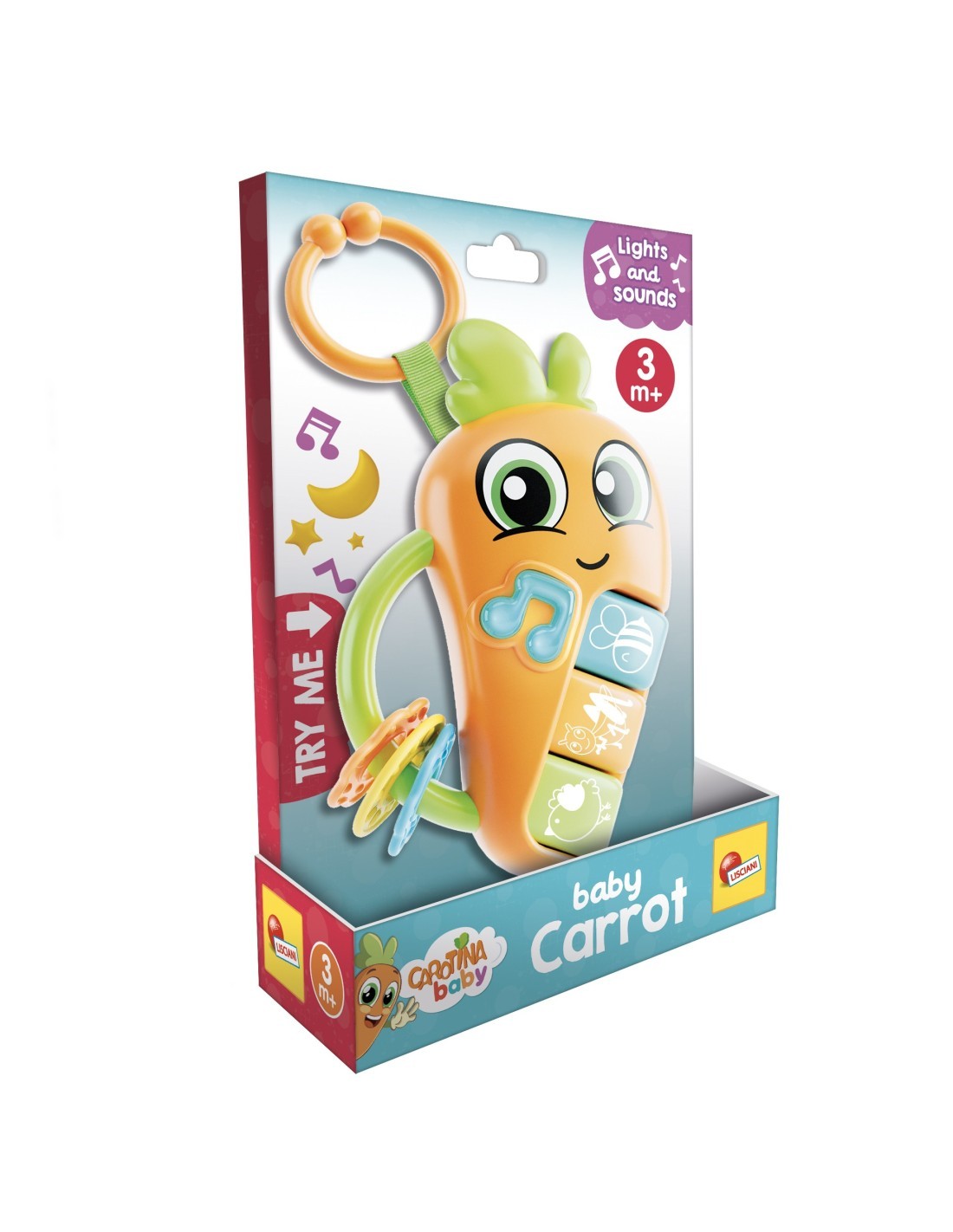 CAROTINA BABY CARROT, GIOCO EDUCATIVO, PRIMA INFANZIA, APPRENDIMENTO