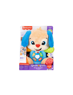 Fisher-Price – Cagnolino Ridi e Impara Smart Stages Multilingue, Peluche Musicale Interattivo 6+ mesi