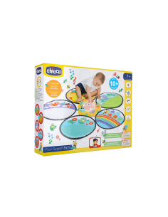 CHICCO 11315 IL SENTIERO DELLE STAGIONI, GIOCO EDUCATIVO SENSORIALE, TAPPETO 2 IN 1