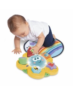 CHICCO 11315 IL SENTIERO DELLE STAGIONI, GIOCO EDUCATIVO SENSORIALE, TAPPETO 2 IN 1