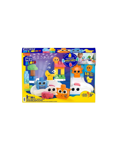MEGA BLOKS HTH43 LUCE NOTTURNA RISE & SNOOZE CON PROIETTORE E SUONI – 30 PEZZI