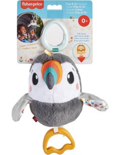 FISHER-PRICE TUCANO VOLA CON ME HNX66 – PELUCHE SENSORIALE PER NEONATI CON SUONI E ALI IN MOVIMENTO