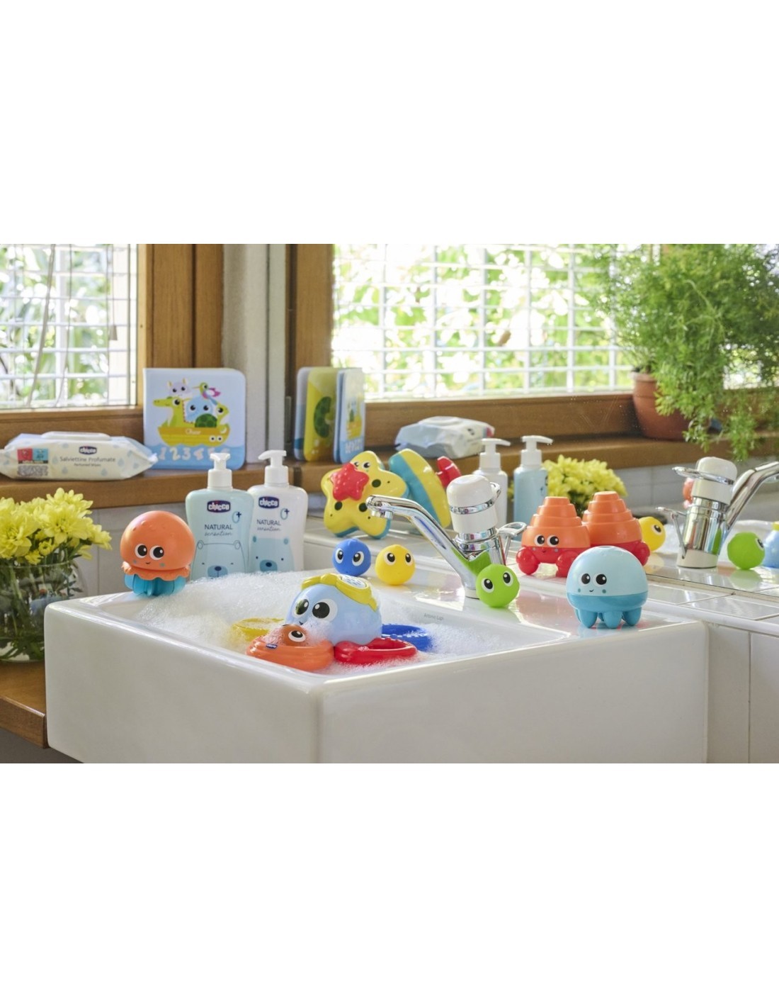 123 Libro Bagno Chicco – Gioco Educativo per il Bagnetto (6-36 mesi)