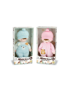 GOGO - BAMBOLA IN PEZZA 35CM QUIEEK SOUND 2 MODELLI ASSORTITO