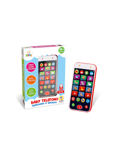 GOGO - TELEFONO MULTIFUNZIONE LUCI E SUONI GIOCATTOLO PER BAMBINI + 18 MESI