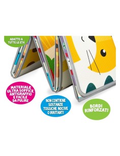 GOGO - TAPPETONE DOUBLE FACE 180X200CM PIEGHEVOLE