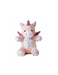 CLOUD B 7702-UC, LILY UNICORNO ROSA, LUCE NOTTURNA PELUCHE, LAMPADA PER BAMBINI, VEGLIA NOTTURNA SOFFUSA