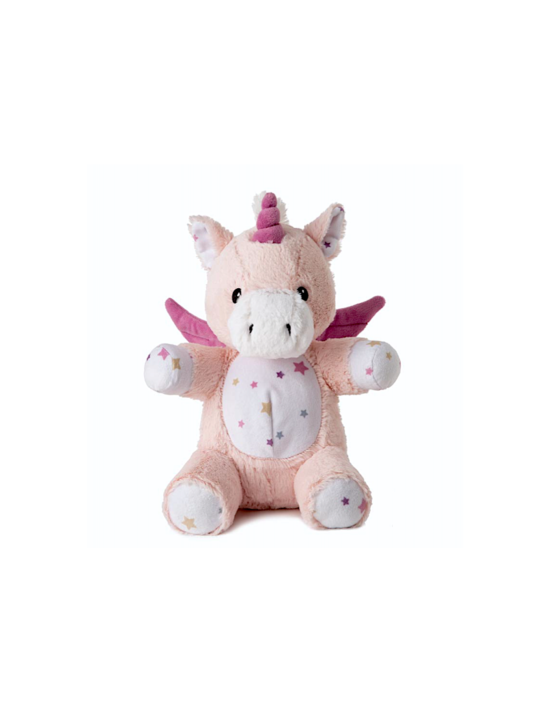 CLOUD B 7702-UC, LILY UNICORNO ROSA, LUCE NOTTURNA PELUCHE, LAMPADA PER BAMBINI, VEGLIA NOTTURNA SOFFUSA