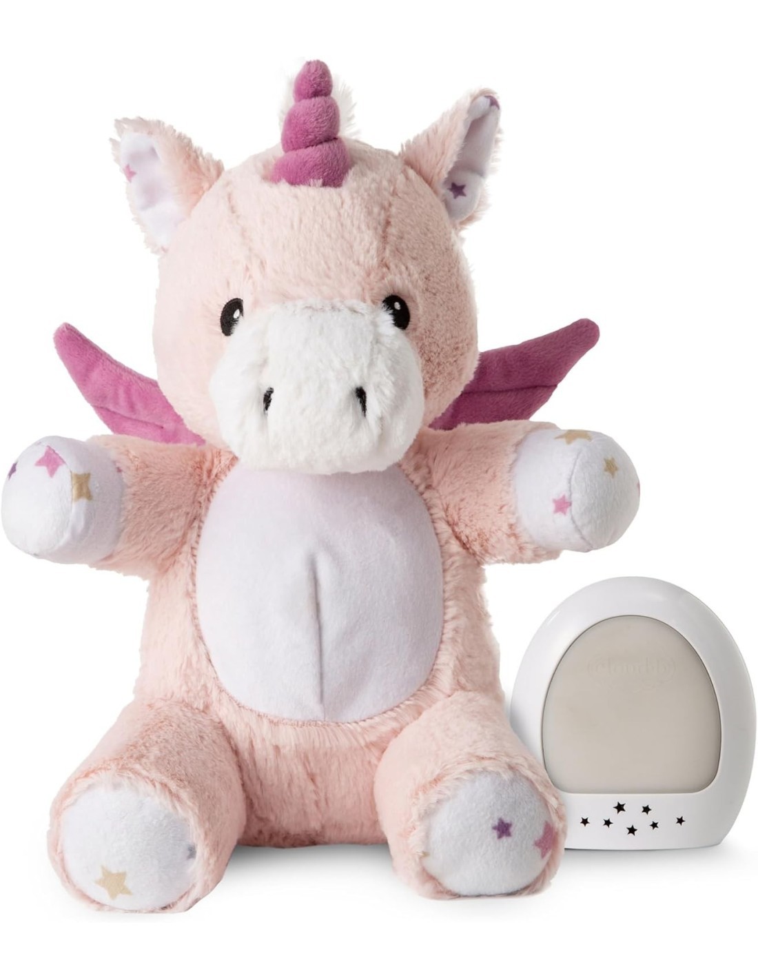 CLOUD B 7702-UC, LILY UNICORNO ROSA, LUCE NOTTURNA PELUCHE, LAMPADA PER BAMBINI, VEGLIA NOTTURNA SOFFUSA
