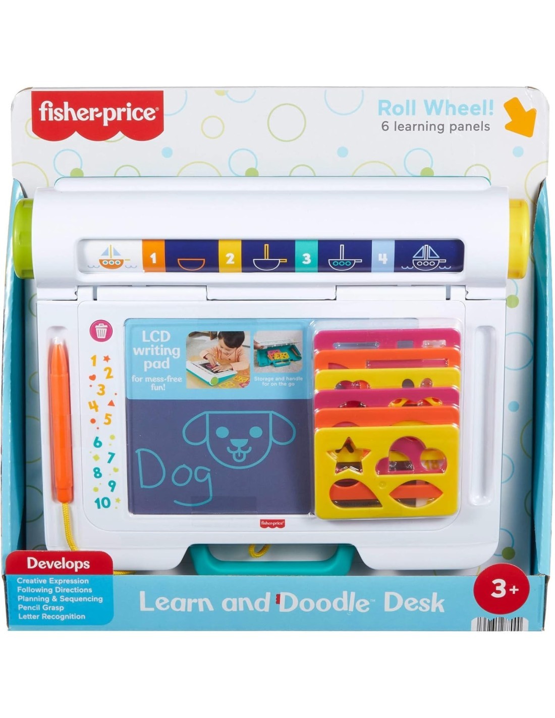 BANCO LAVAGNETTA GIOCA IMPARA  CON SCHERMO LCD E STENCIL INCLUSI FP JDL70