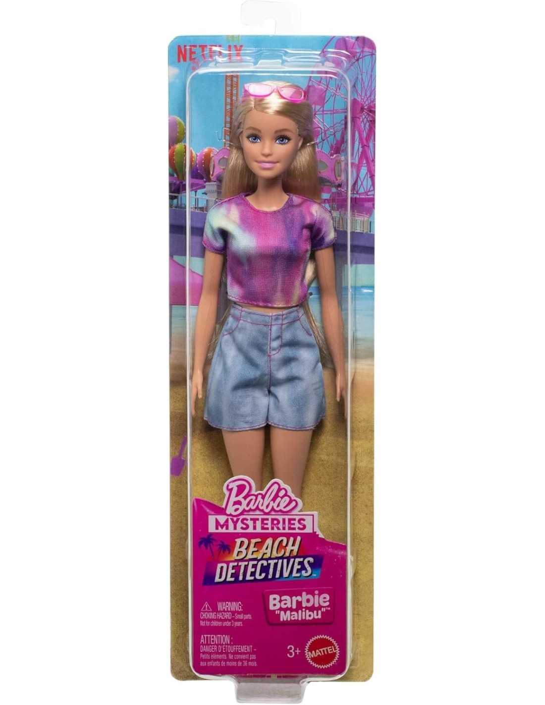 BARBIE BAMBOLA MALIBU BAMBOLA MATTEL JFV63, ACCESSORI INCLUSI
