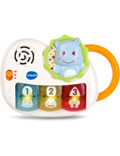 VTech Il Mio Primo Magico Cofanetto - Set Neonato con Peluche, Pianoforte e Sonaglino +0 Mesi