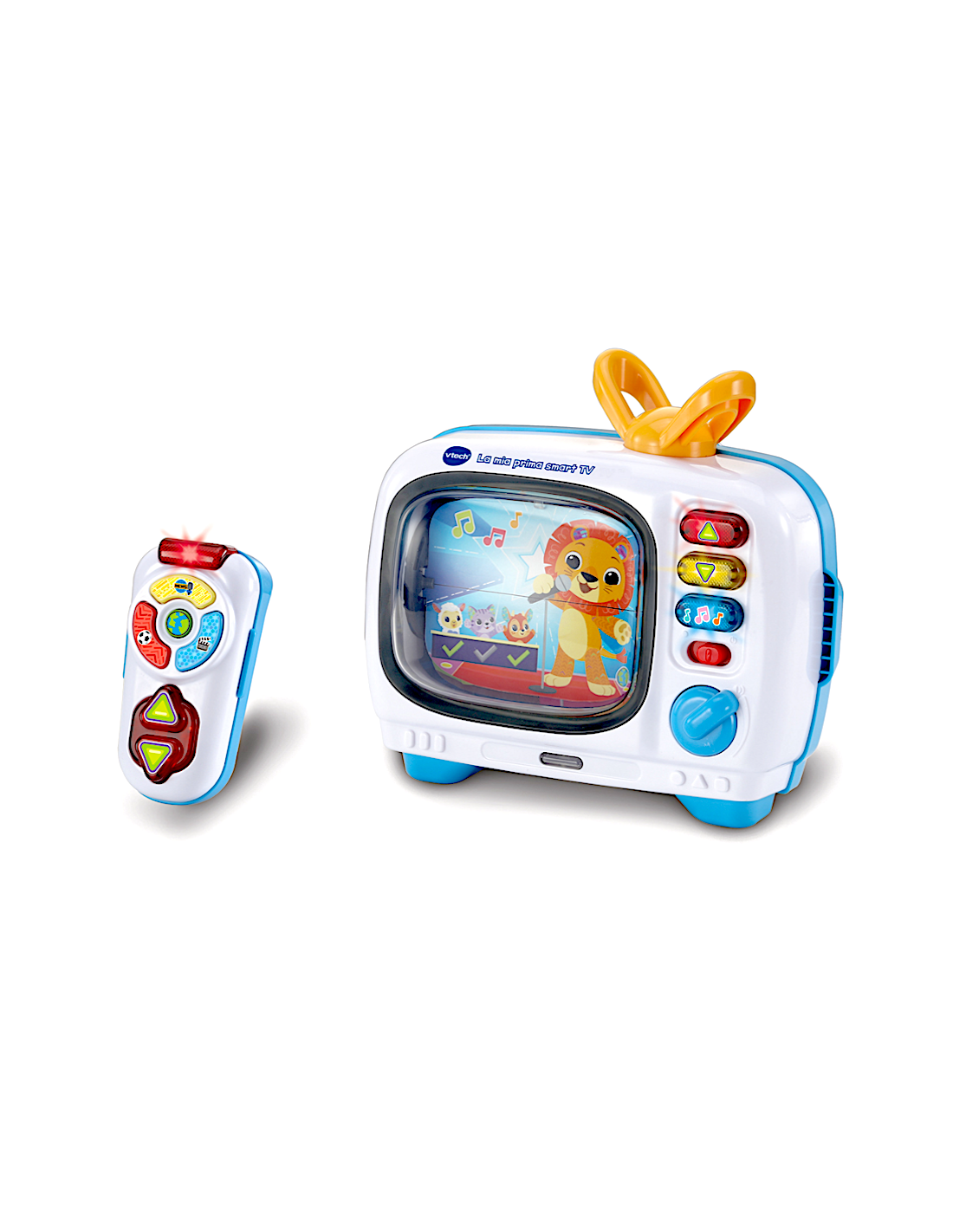 VTECH LA MIA PRIMA SMART TV, TELEVISIONE INTERATTIVA BAMBINI, TELECOMANDO, 10 CANALI, 12-36 MESI