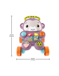 FISHER PRICE SCIMMIETTA PRIMI PASSI, GIOCATTOLO EDUCATIVO, PER BAMBINI
