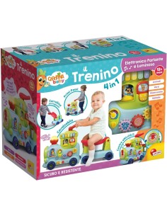 TRENINO CAVALCABILE CAROTINA BABY, INTERATTIVO, EDUCATIVO, LUMINOSO, SUONI, LISCIANI GIOCHI 2
