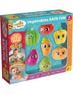 CAROTINA BABY, TAPPETINO CON VEGETALI, BAGNETTO, GIOCO DA BAGNO 2