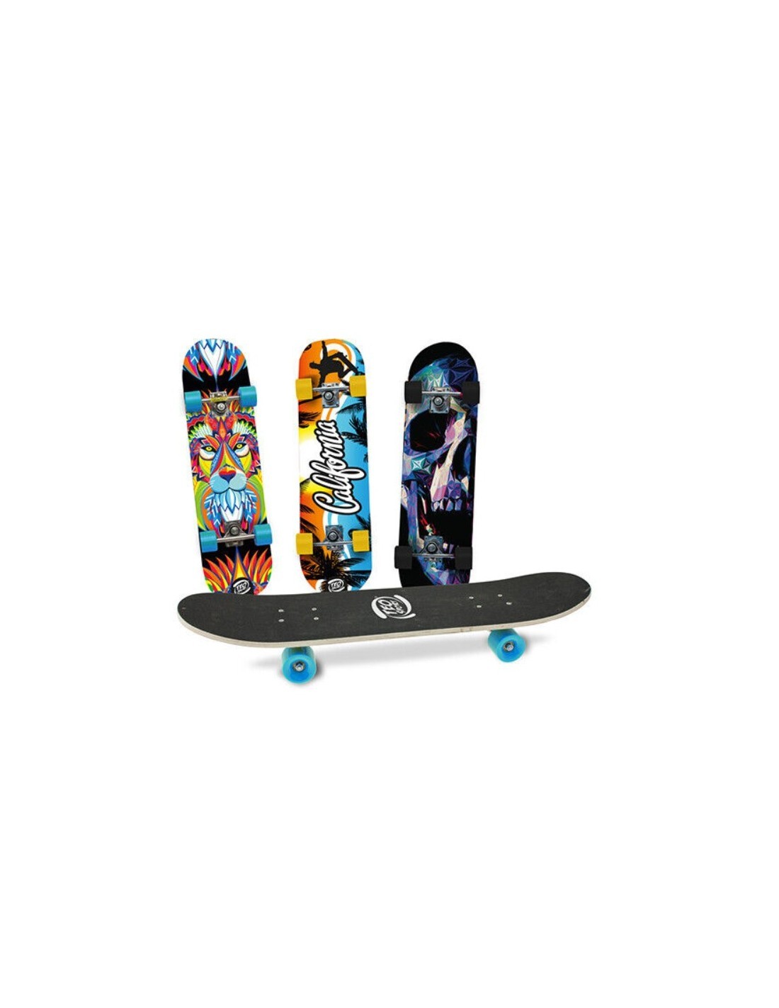 TEOSPORT 52159 SKATEBOARD LEGNO 80CM 100KG