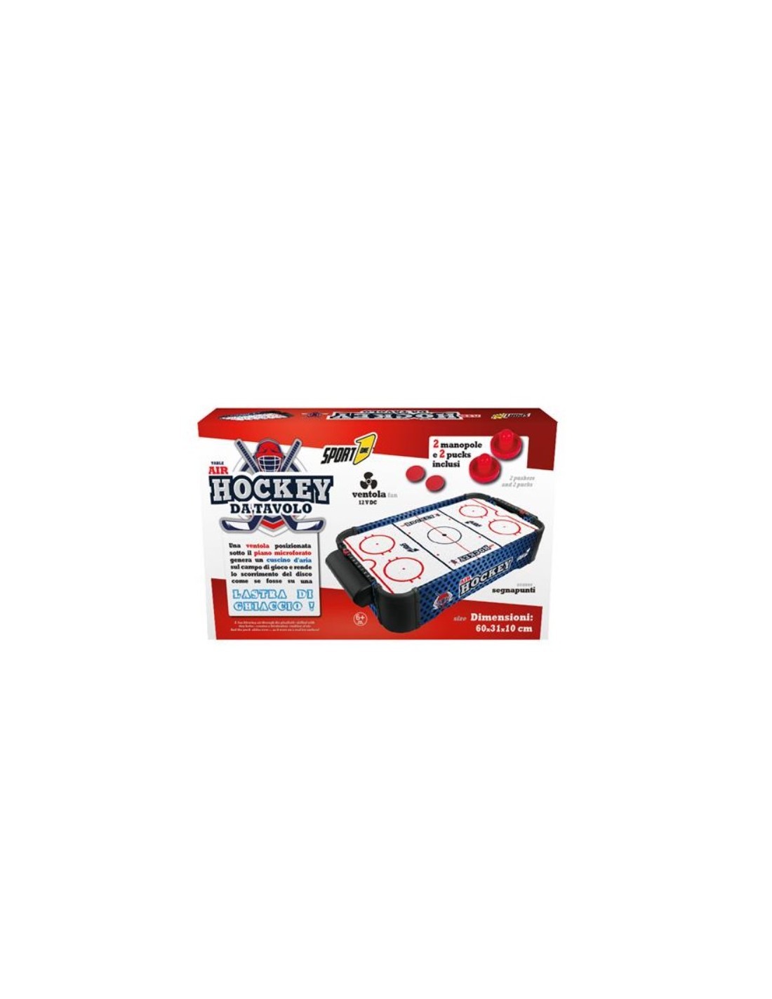AIR HOCKEY 706200311 DA TAVOLO 60X31X10CM