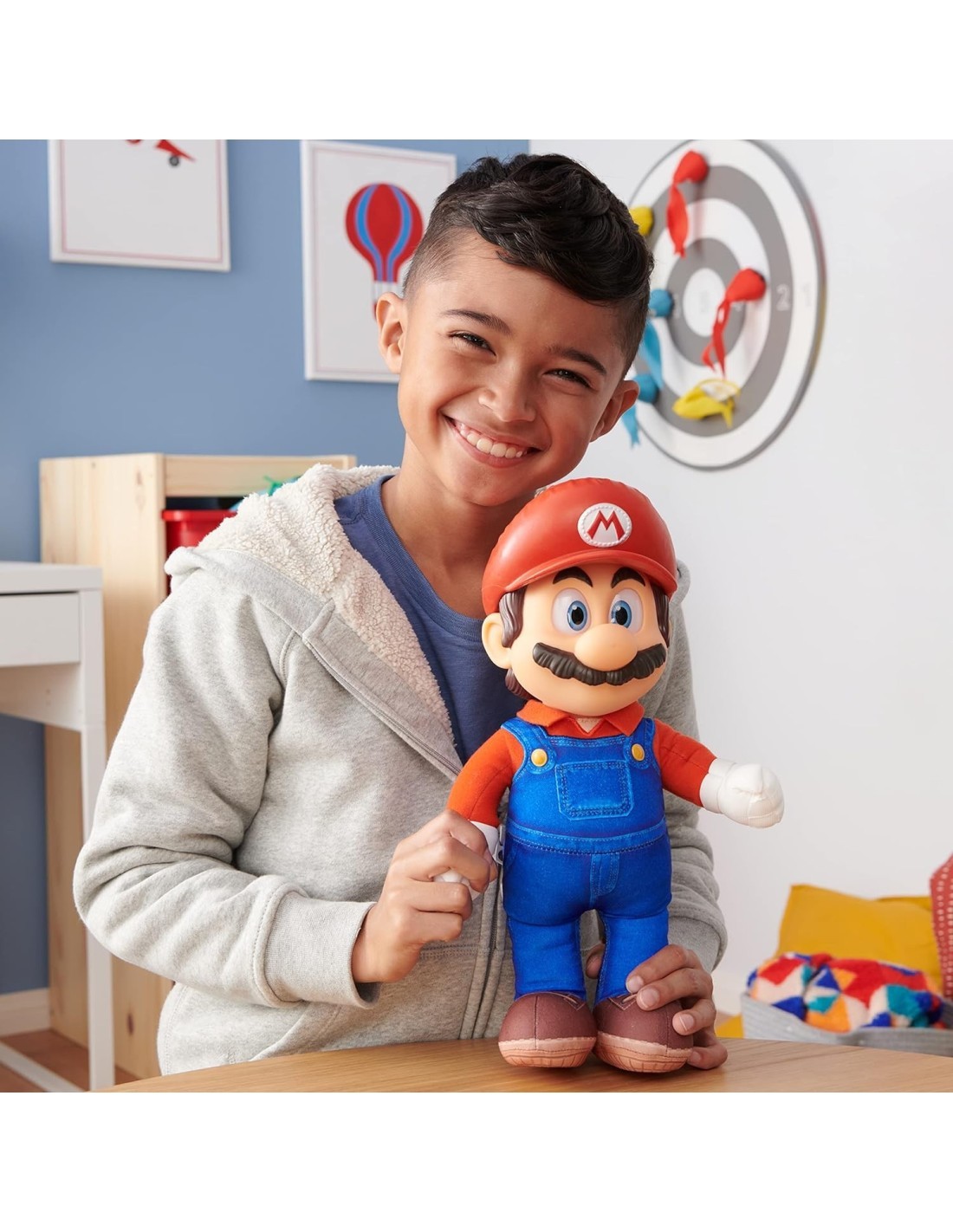SUPERMARIO 417264 MARIO PELUCHE 38CM ARTICOLATO su TreG Ingrosso