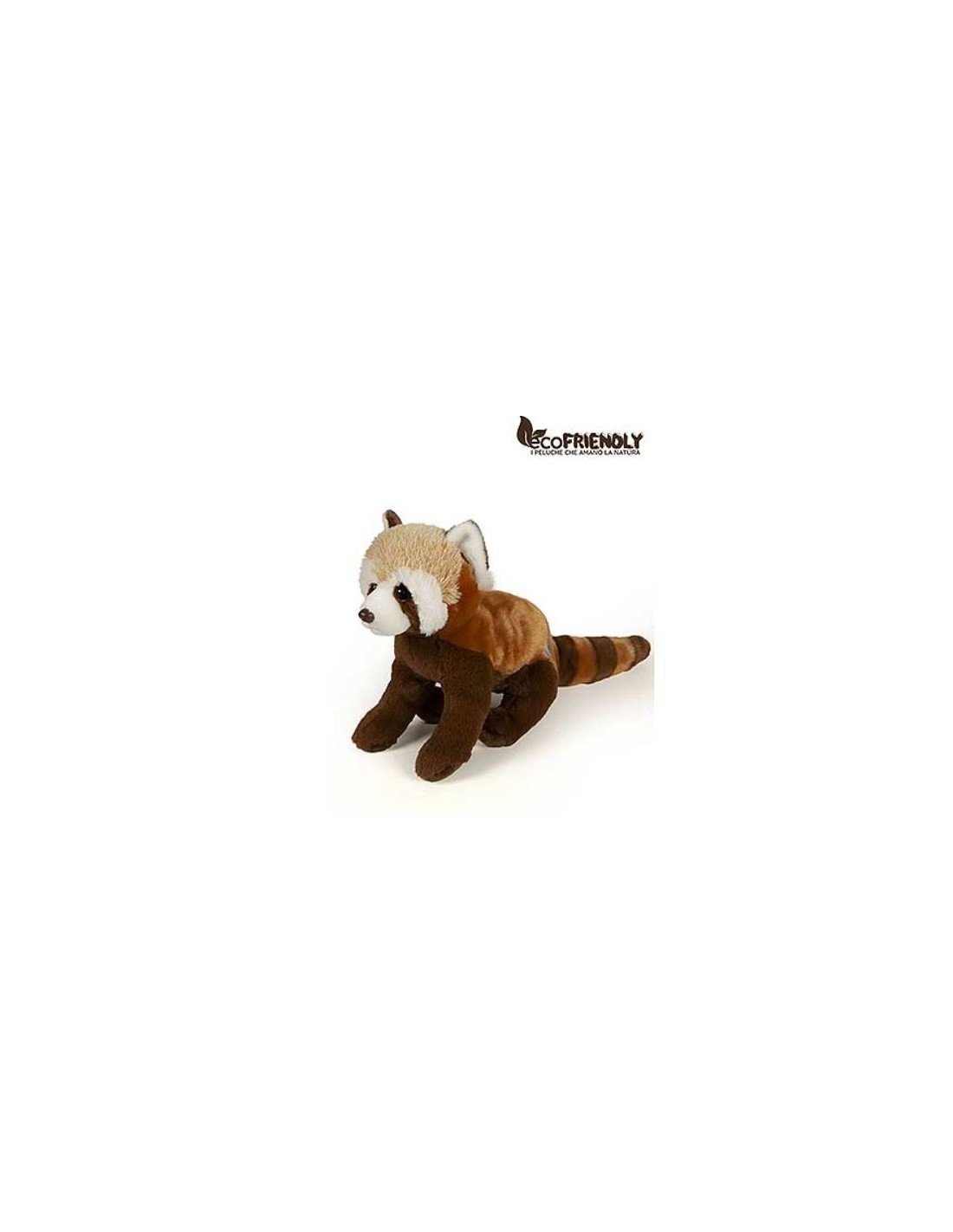 PELUCHE 27589 PANDA ROSSO SEDUTO 26CM su TreG Ingrosso