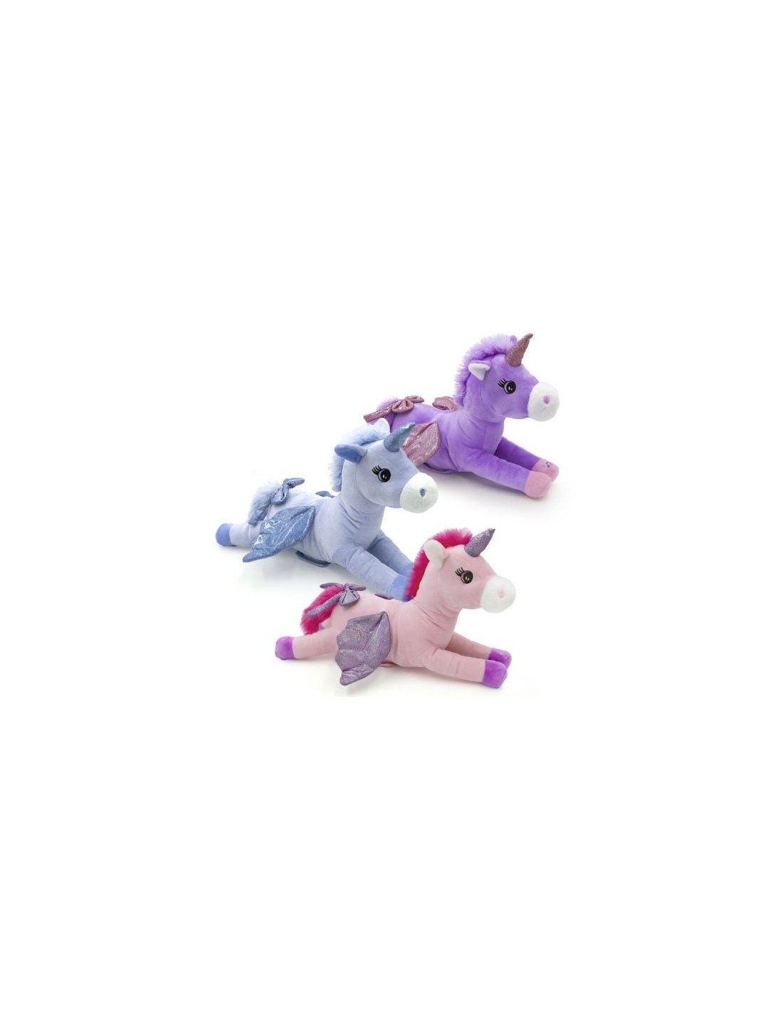 PELUCHE 25491 UNICORNO LUCI E MUSICA ASSORTITO