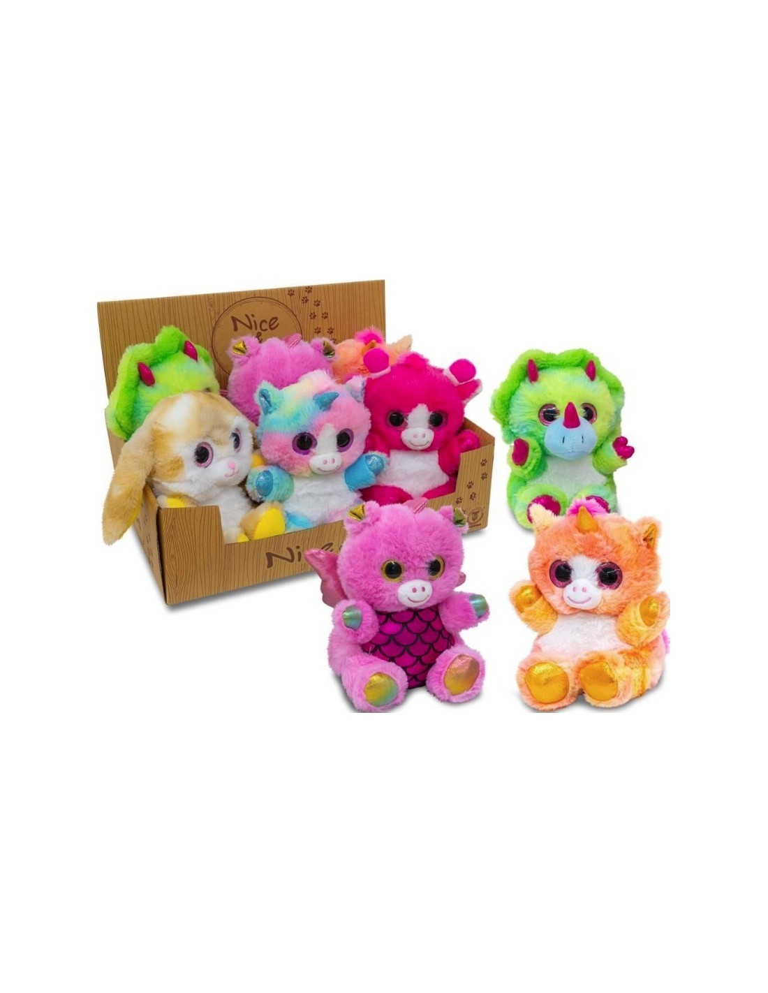 NICE GOOD 39479 PELUCHE ANIMALI ASSORTITO