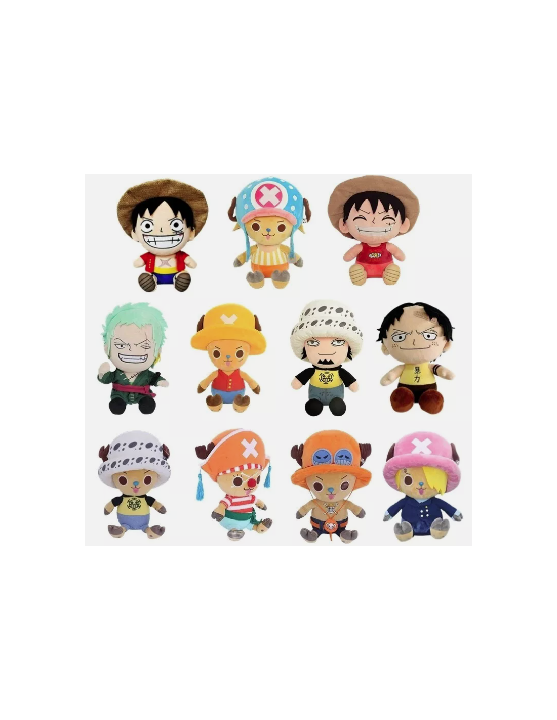 ONE PIECE CP9100 PELUCHE 20CM ASSORTITO