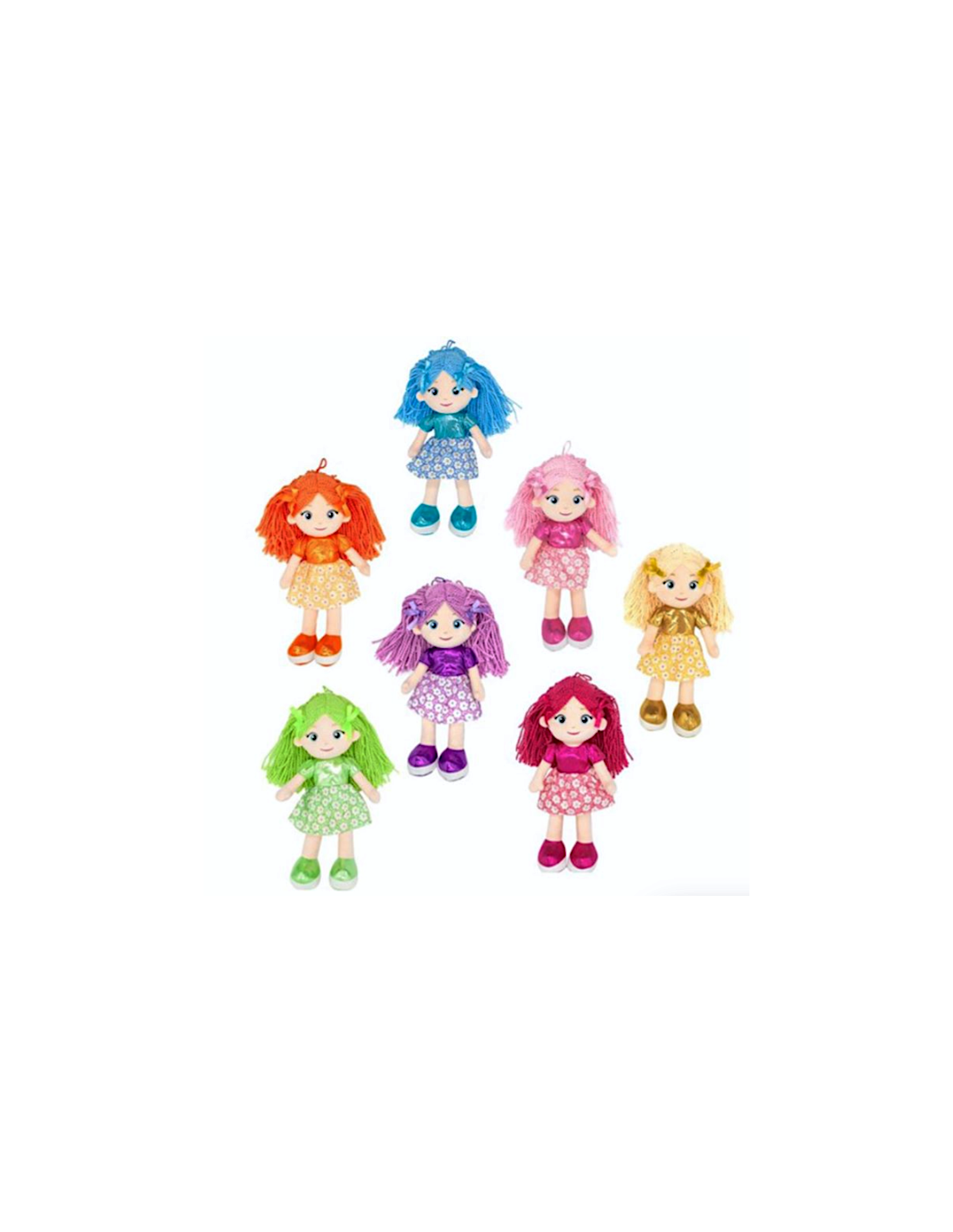 MISS DECARINE 27542 RAINBOW PELUCHE 35CM ASSORTITO