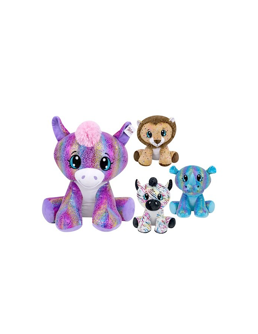 PELUCHE, ANIMALI, 50CM, MORBIDI, ASSORTITI, PELUX 83284, BAMBINI 0+, IDEA REGALO