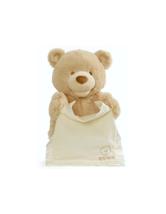 Gund Momo Orsetto Interattivo Parlante 30 cm – Peluche Cucù in Bianco