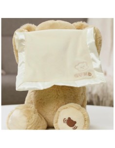 Gund Momo Orsetto Interattivo Parlante 30 cm – Peluche Cucù in Bianco