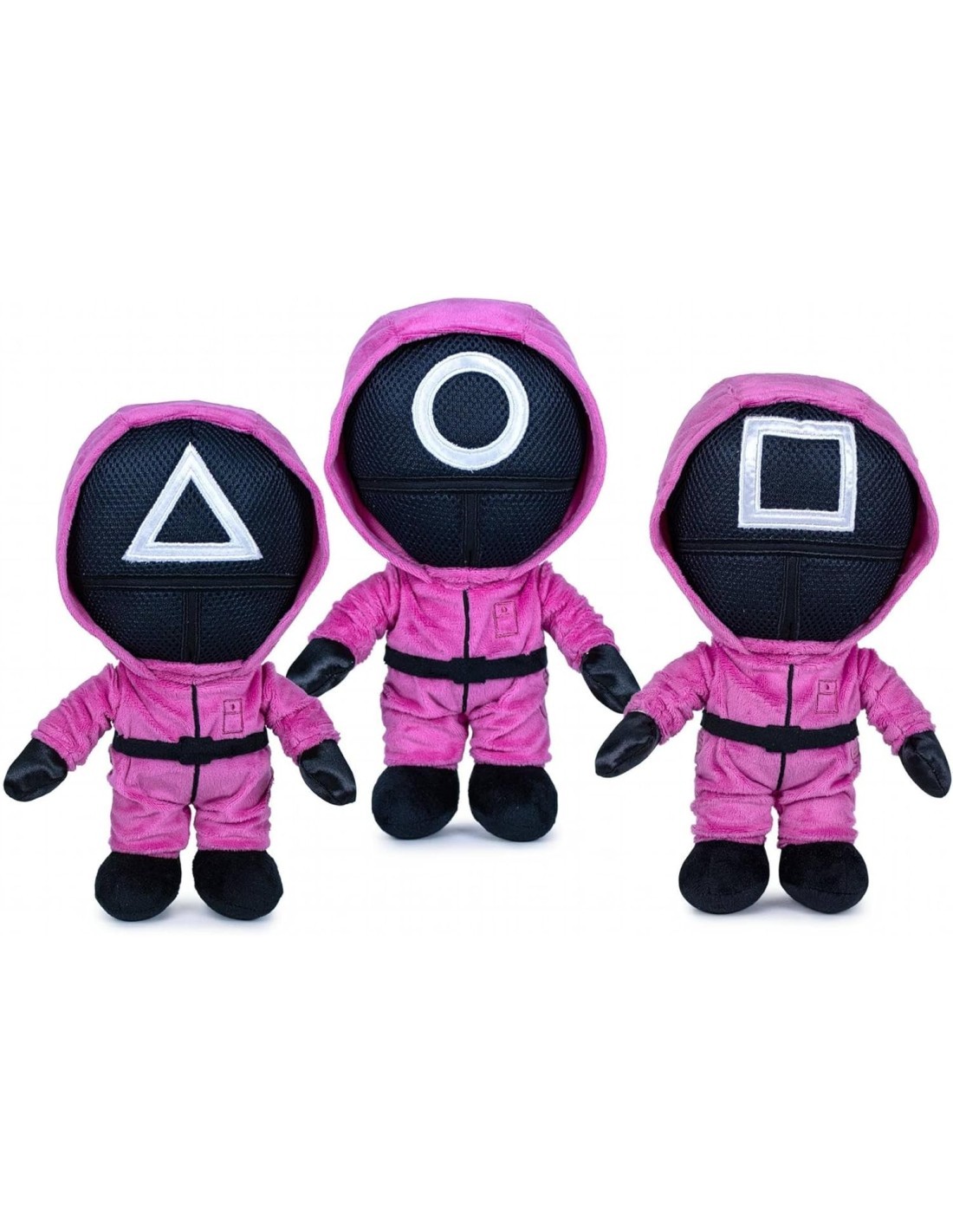 SQUID GAME PELUCHE GUARDIA 28CM ASSORTITO 3 MODELLI