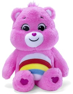 SIMBA, CARE BEARS ALLEGRORSA, ORSETTO CUORE, PELUCHE 35 CM, ROSA, GIOCO BAMBINI 0+