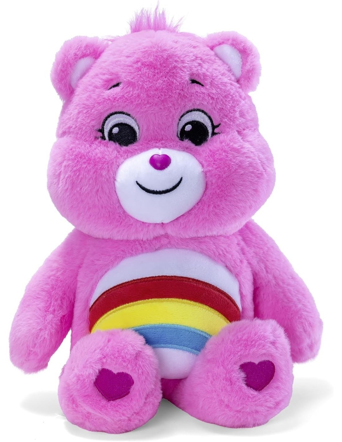 SIMBA, CARE BEARS ALLEGRORSA, ORSETTO CUORE, PELUCHE 35 CM, ROSA, GIOCO BAMBINI 0+