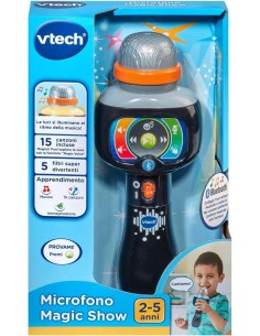 VTech Microfono Magic Show - Microfono Karaoke per Bambini 2-5 Anni