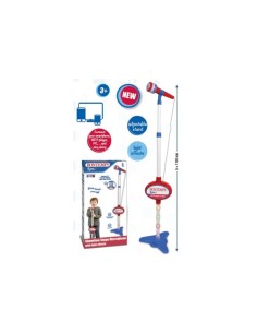 MICROFONO 400771 ROSA DA PALCO CON EFFETTO LUCI