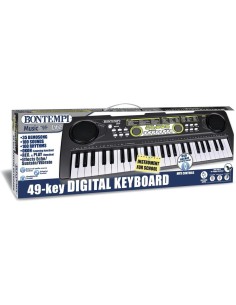 Tastiera Digitale Bontempi 49 Tasti con Funzioni Didattiche, USB e 100 Suoni 2