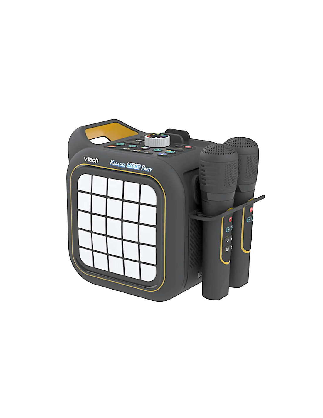 KARAOKE LIGHT PARTY, ALTOPARLANTE, BLUETOOTH, 2 MICROFONI, LUCI LED, EFFETTI VOCALI